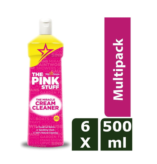 Die Pink Stuff Schleifcreme – 6 x 500 ml Vorteilspackung – Umweltfreundlich