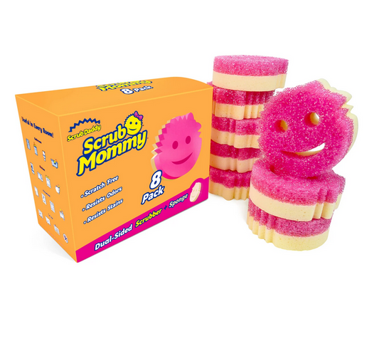 Scrub Mommy sponzen roze voordeelverpakking - 8 pack