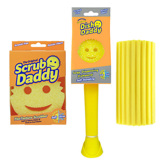Strahlend sauberes Set | Scrub Daddy | Gelb
