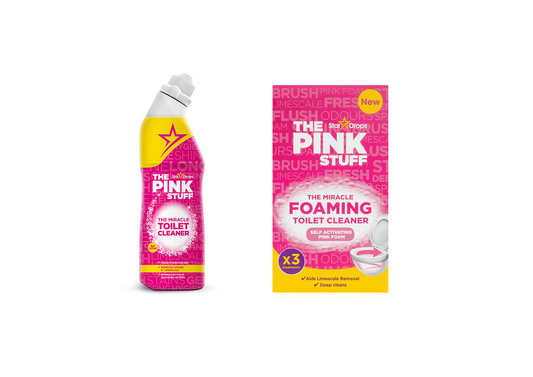 The Pink Stuff Toilettenset – Toilettenreiniger 750 ml und Toilettenreiniger